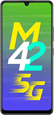 Samsung Galaxy M42 5G (Prism Dot Black, 6GB RAM, 128GB Storage) 6 Months Free Screen Replacement for Prime